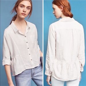 Holding Horses Washed Linen Button Down Shirt